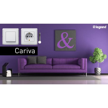 Legrand 773706 CARIVA váltókapcsoló keret nélkül, bézs #