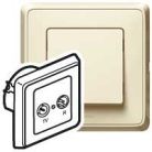 Legrand 773934 CARIVA TV-RD aljzat átm 9dB kerettel,bézs #