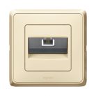 Legrand 773938 CARIVA telefon 1xRJ11 kerettel,bézs #