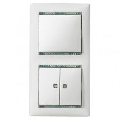   Legrand 774112 VALENA kettős váltókapcsoló jf elefántcsont