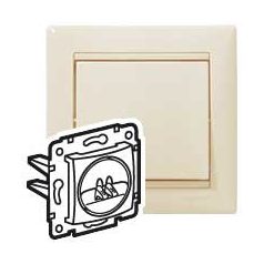   Legrand 774123 VALENA hangszórócsatlakozó 2 ki elefántcsont #