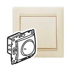   Legrand 774161 VALENA dimmer 40-400W izzó, Halogén elefántcsont, forgatógombos
