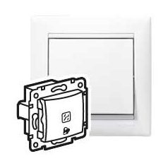   Legrand 774215 VALENA betét  nyomó 1p csengőjellel fehér #