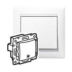   Legrand 774216 VALENA betét nyomó 1p csengőjellel, 250V fehér