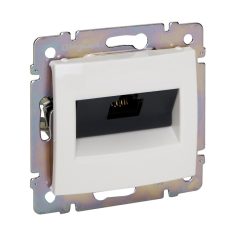   Legrand 774232 VALENA infalonaljzat 1xRJ45-Cat6 FTP fehér, rögzítés köröm nélkül