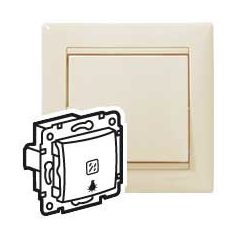 Legrand 774313 VALENA betét nyomó 1p lámpaj jelzőfénnyel elefántcsont @