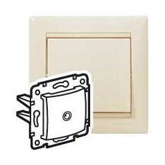   Legrand 774331 VALENA TV aljzat átmenő 14/1,5dB elefántcsont #