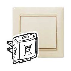   Legrand 774341 VALENA telekom aljzat 1xRJ45 ISDN elefántcsont #
