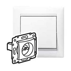 Legrand 774396 VALENA dugalj 2P+F fehér, francia rendszerű