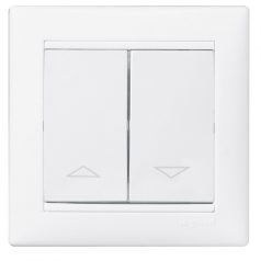 Legrand 774404 VALENA kapcsoló betét redőny+fedél fehér