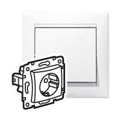 Legrand 774420 VALENA dugalj 2P+F fehér