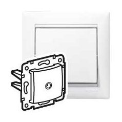 Legrand 774430 VALENA TV aljzat végzáró 10dB fehér