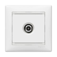 Legrand 774431 VALENA TV aljzat átmenő 14/1,5dB fehér