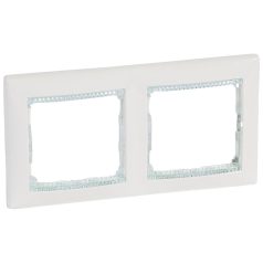 Legrand 774462 VALENA keret 2-es vízszintes kristály #