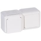 Legrand 782371 Forix kapcsoló 101 + 2P+F dugalj IP44, fehér, gyermekvédelemmel