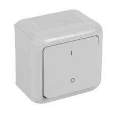   Legrand 782386 Forix kapcsoló 102 vízmentes falon kívüli IP44, szürke