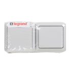 Legrand 782391 Forix kapcsoló 101 + 2P+F dugalj IP44, szürke, gyermekvédelemmel