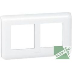   Legrand 078864 Program Mosaic keret régi 57 mm-es soroláshoz, 2x2m, vízszintes, fehér #