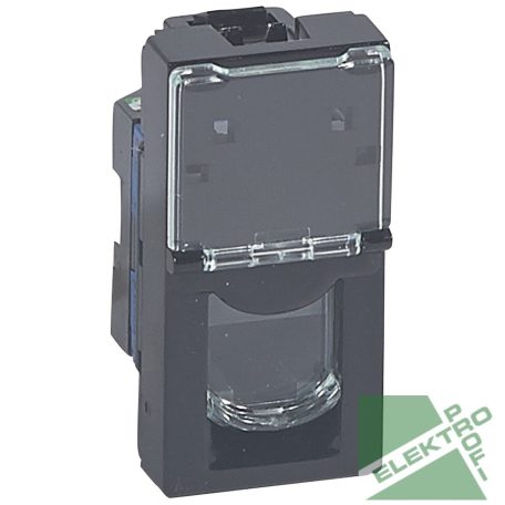 Legrand 079481 Pmosaic RJ45 Cat6 UTP 1m fekete