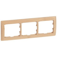 Legrand 771963 Galea Life keret 3-as vízszintes, juhar #