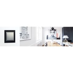 Efapel 90910 TGA PETRA keret 1-es gránit/alumínium #