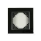 Efapel 90910 TQS METALLO keret 1-es nikkel/grafit