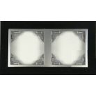 Efapel 90920 TGA PETRA keret 2-es gránit/alumínium