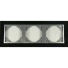 Efapel 90930 TGA PETRA keret 3-as gránit/alumínium 