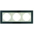 Efapel 90930 TGG PETRA keret 3-as gránit/jég #