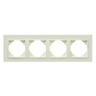 Efapel 90940 TPP ANIMATO keret 4-es gyöngyház/gyöngyház