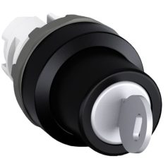   Abb M3SSK1-101 1SFA611283R1001 választókapcsoló, kulcsos, fekete, rövid, 1-0-2 #