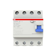   Abb FH204 AC-25/0,03 2CSF204002R1250 FI kapcsoló, 4P, 25A, 30mA/AC #
