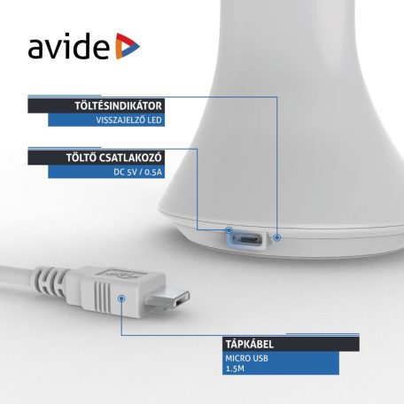 AVIDE ABLDL-CALENDAR-5W Avide LED Asztali Lámpa Naptár Fehér 5W