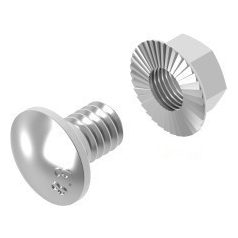 BAKS SGK M 6*12 651141 Csavar tálcához M6x12 integrált alátétes anyával