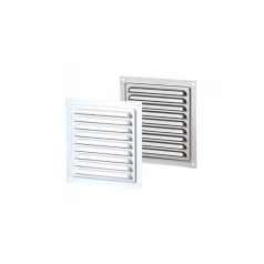 Vents MVM 125 S Szellőzőrács 125x125 acél, fehér polimer bev.