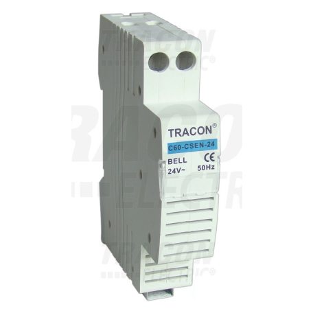 Tracon C60-CSEN-24 Csengő, sínre, sorolható 1P 24V AC