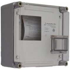 Csatári Plast CSP 33010000 PVT 3030 - 1 Fm fogyasztásmérőmérő szekrény fekete 300x300x175, 5 régi rendszerengedélyes