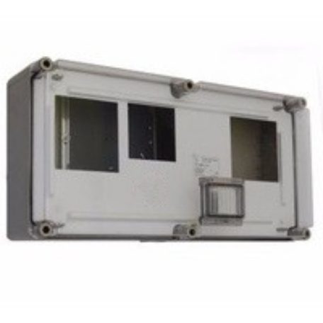 Csatári Plast CSP 36060000 PVT 3060 Á-V Fm fogyasztásmérőmérő szekrény 2x1f 300x600x170, régi rendszerengedélyes
