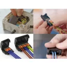 CELLPACK EasyProtect 112 géltechnológiás kötődoboz + Wago 1 x 221-413 IPx8