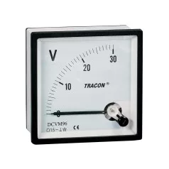 Tracon DCVM-72B DC árammérő 72×72mm alapműszer
