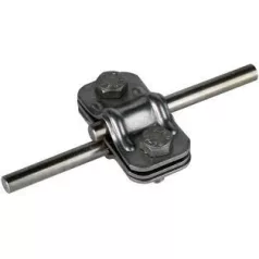 DEHN 459129 UNI-bontókapocs NIRO köztes lemezzel 2 x Rd 8-10 mm-hez