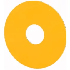 EATON 063264 VÉSZ-KI tábla üres, sárga 50x50 mm