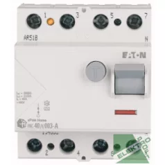   EATON 194694 Home áram-védőkapcsoló 6kA, 4P, 40A, 30mA, 'AC'