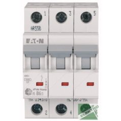   EATON 194797 Home kismegszakító 4,5kA, 3P, 63A, C jelleggörbe