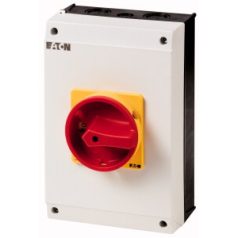   EATON 207349 P3-63/I4/SVB/N Főkapcsoló VÉSZ-KI 3P+N 63A tokozott P3-63/I4/SVB/N