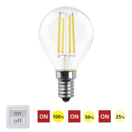 Eglo 11754 LED fényforrás E14 P45 4W 470lm 3xdimm