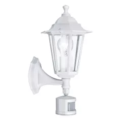   Eglo 22464 Kültéri fali E27 1x60W mozgásérzékelős lámpa fehér Laterna5