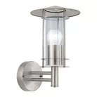 Eglo 30184 Kültéri fali lámpa E27 1x60W nemesacél Lisio