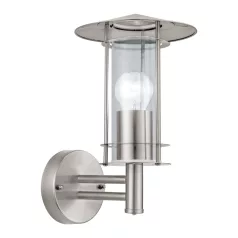 Eglo 30184 Kültéri fali lámpa E27 1x60W nemesacél Lisio