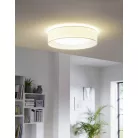 Eglo 31588 textil mennyezeti LED lámpa 12W 32cm fehér PASTERI